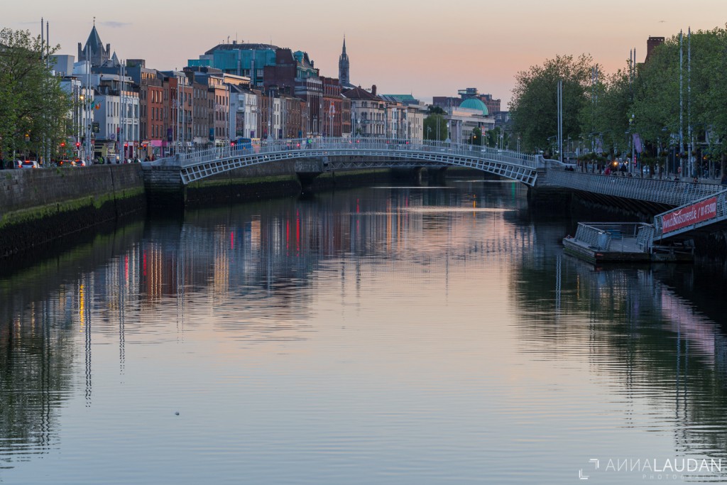 Golden hour in Dublin