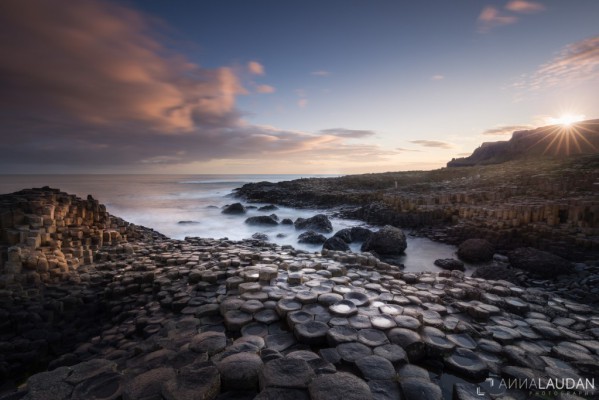 Sunrise at the Giant's Causeway
